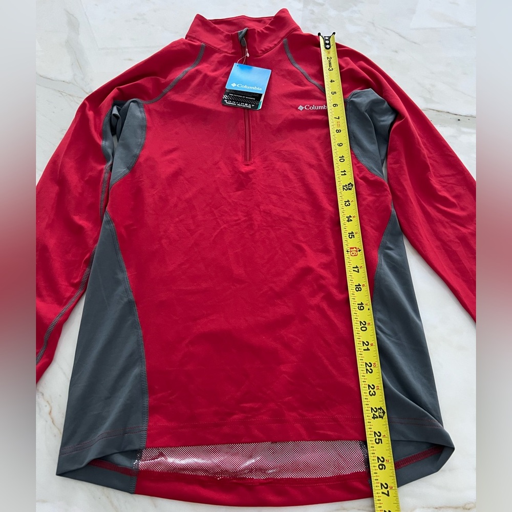 COLUMBIA OMNI-HEAT THERMAL REFLECTIVE RED LIGHT WEIGHT JACKET SIZE S/P NWTS! - Picture 13 of 16